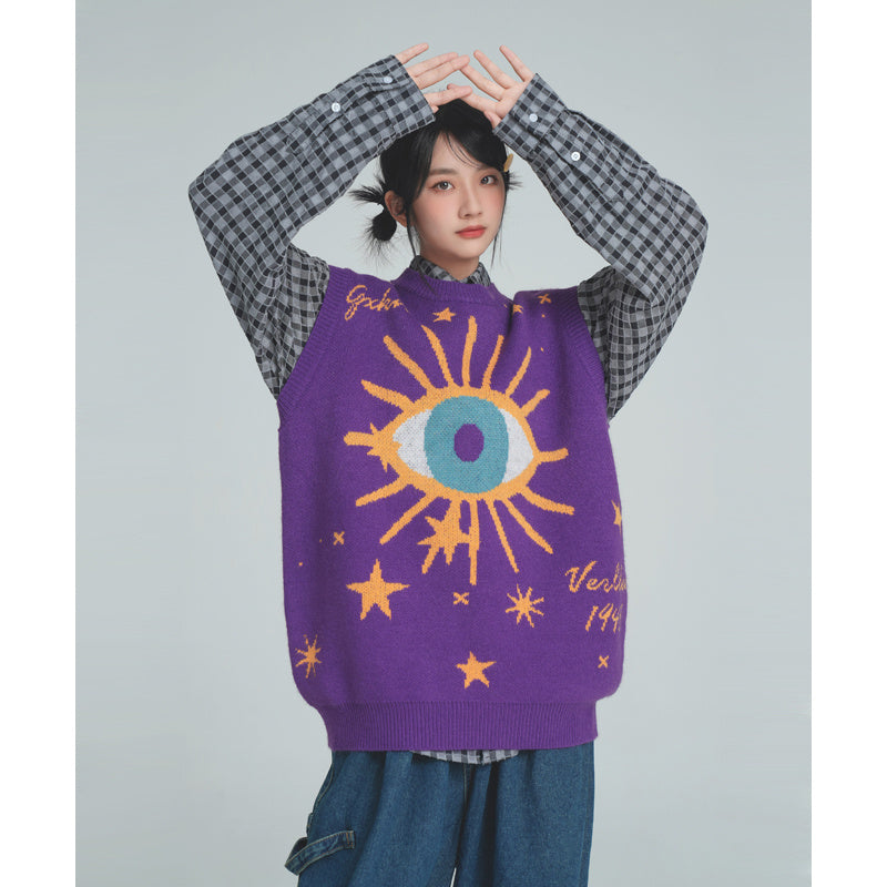 Knitted Sweater Vest For Women