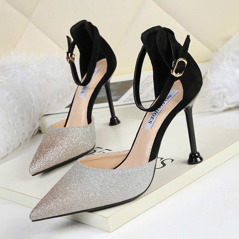 Sexy Pointed Stiletto High Heels Nightclub