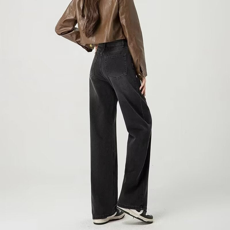 High Waist Loose All-match Oversized Long Pants Tide