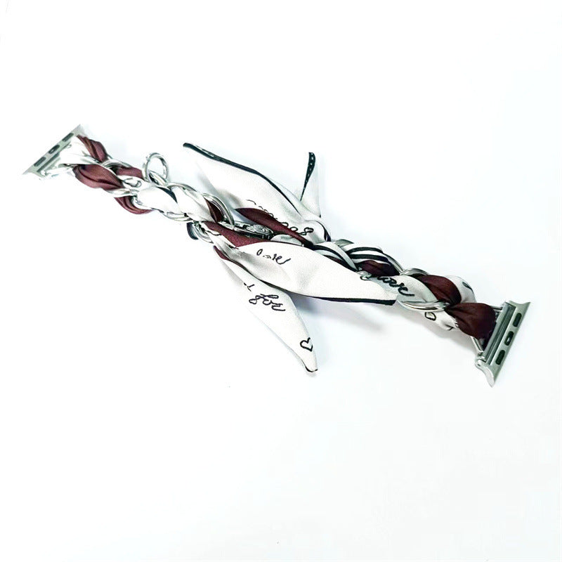 Watch Scarf Metal Chain Women