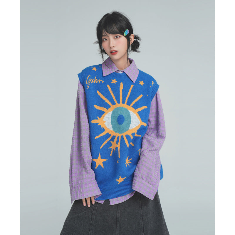 Knitted Sweater Vest For Women