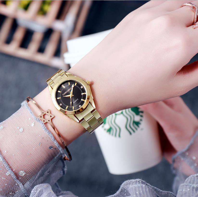 Casual Trendy Waterproof Diamond Fashion Watch Women