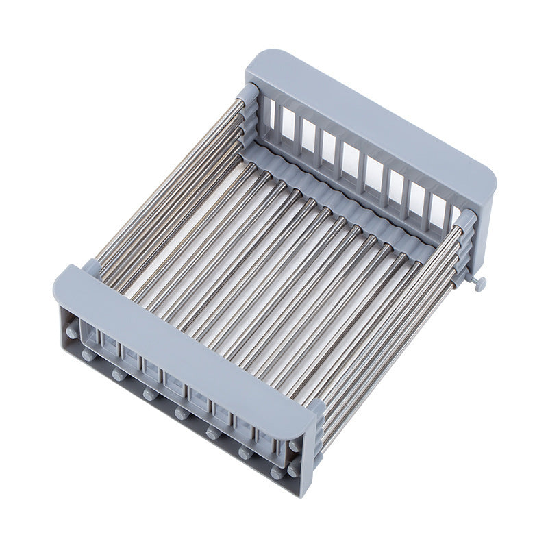 Kitchen Sink Retractable Drain Basket