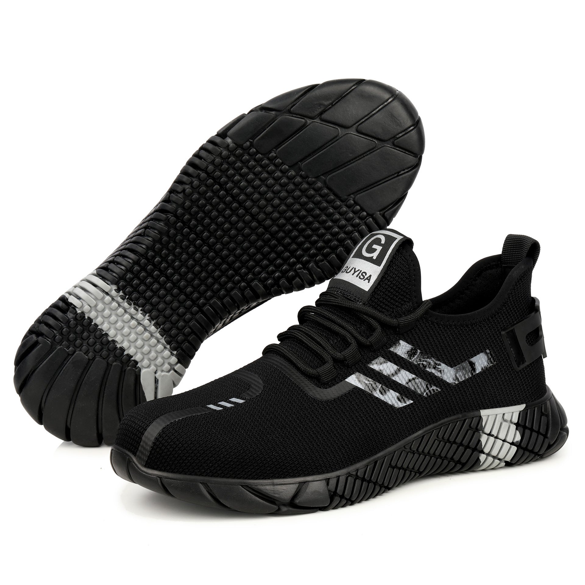 Comfortable And Lightweight Work Shoes With Rubber Sole