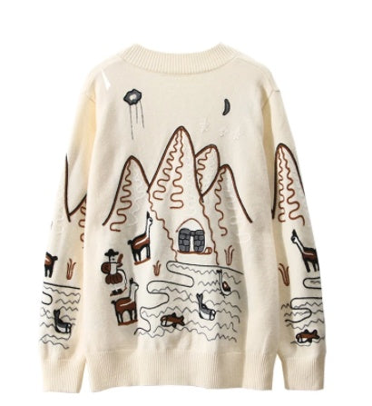 Single-breasted Sweater Cardigan Jacket Women