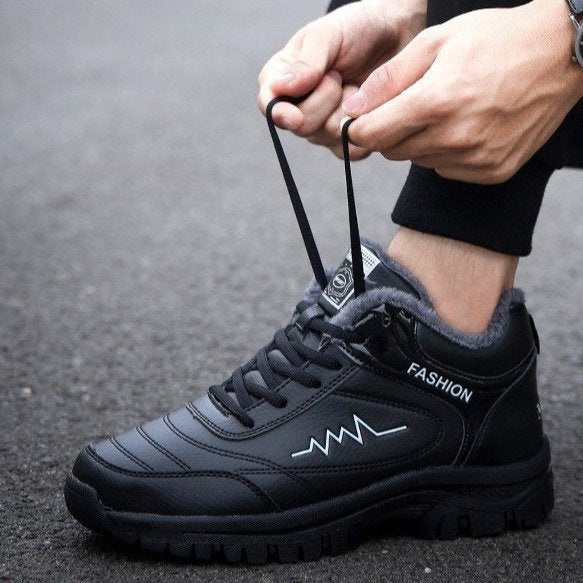 Casual All-match Plus Velvet Warm Rubber Shoes