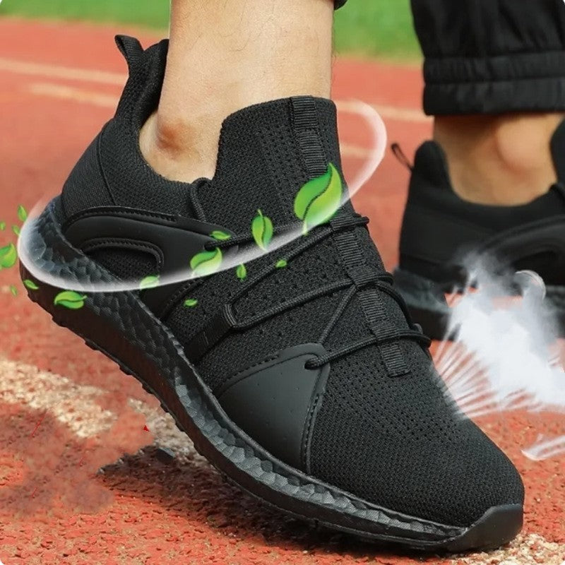Rubber Outsole Breathable Mesh Surface Shoes