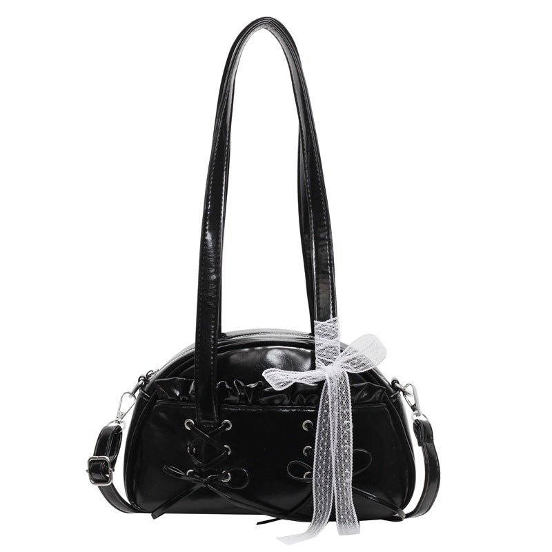 Fashion Personality Bandage Bow Handbag For Women