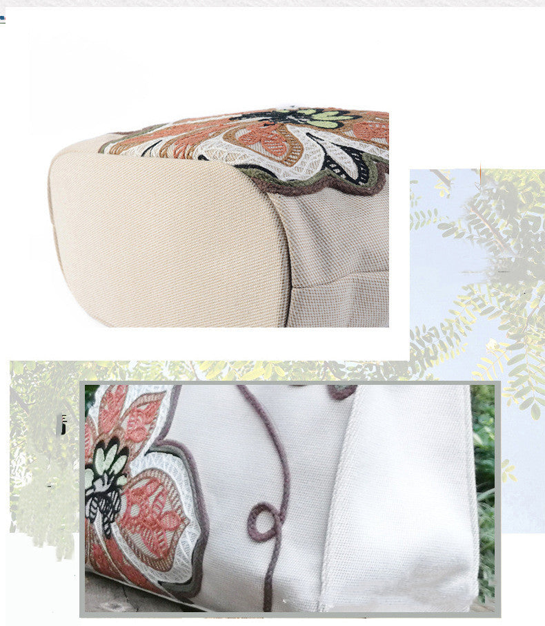 Embroidered Handbag For Women With Large Capacity