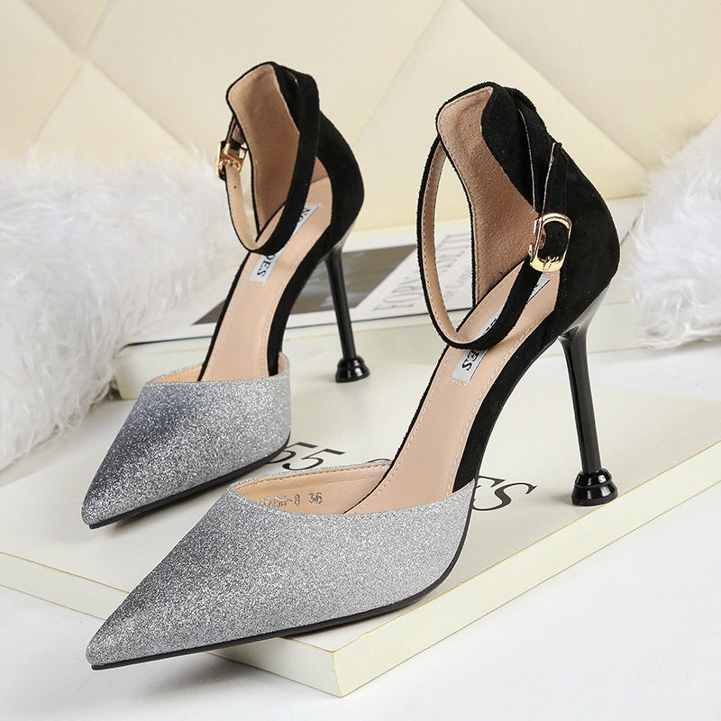 Sexy Pointed Stiletto High Heels Nightclub