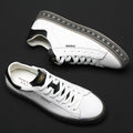 Sports Casual Cowhide Rubber Sole Shoes
