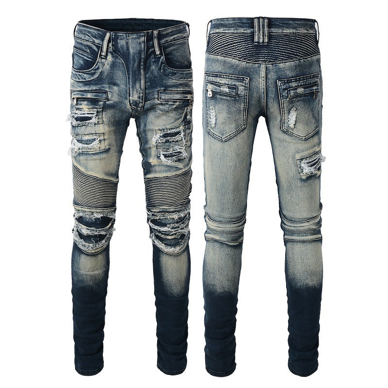 Jeans Men's Slim Fit Skinny Stretch Men