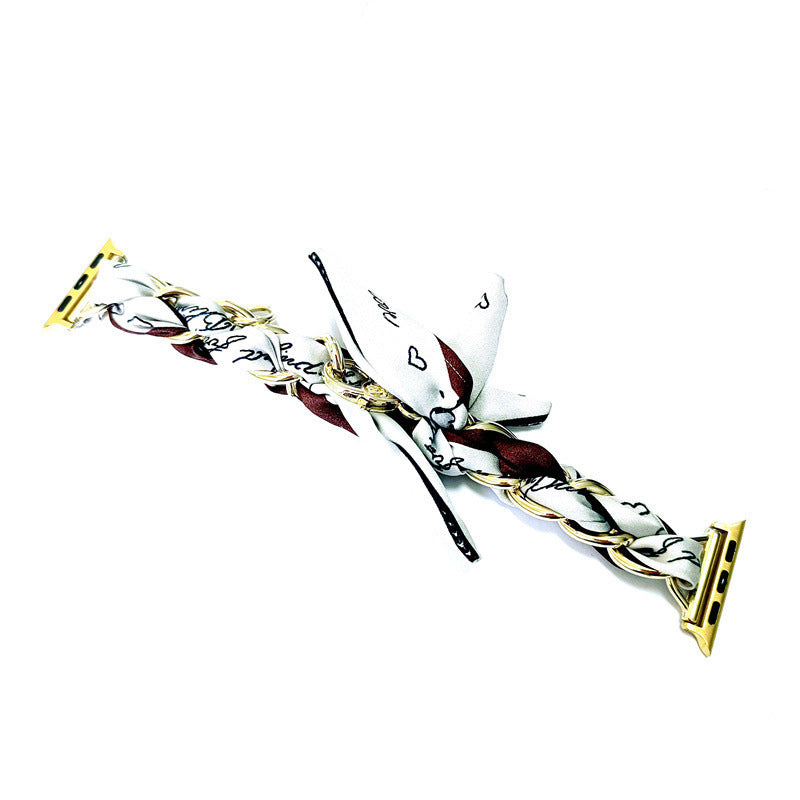 Watch Scarf Metal Chain Women