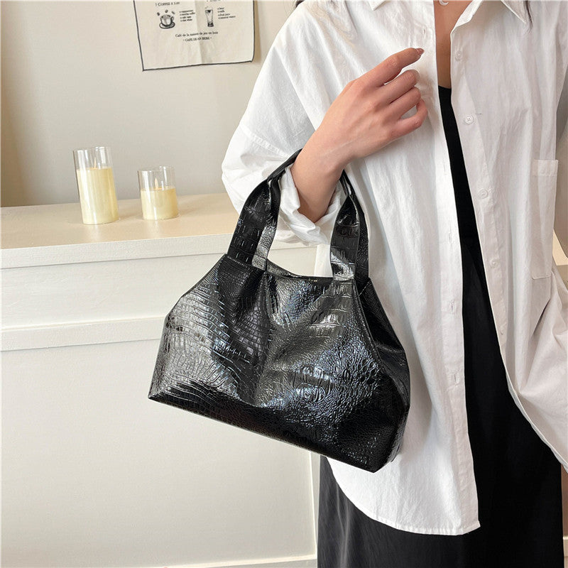 Advanced Texture Alligator Printed Handbag For Women