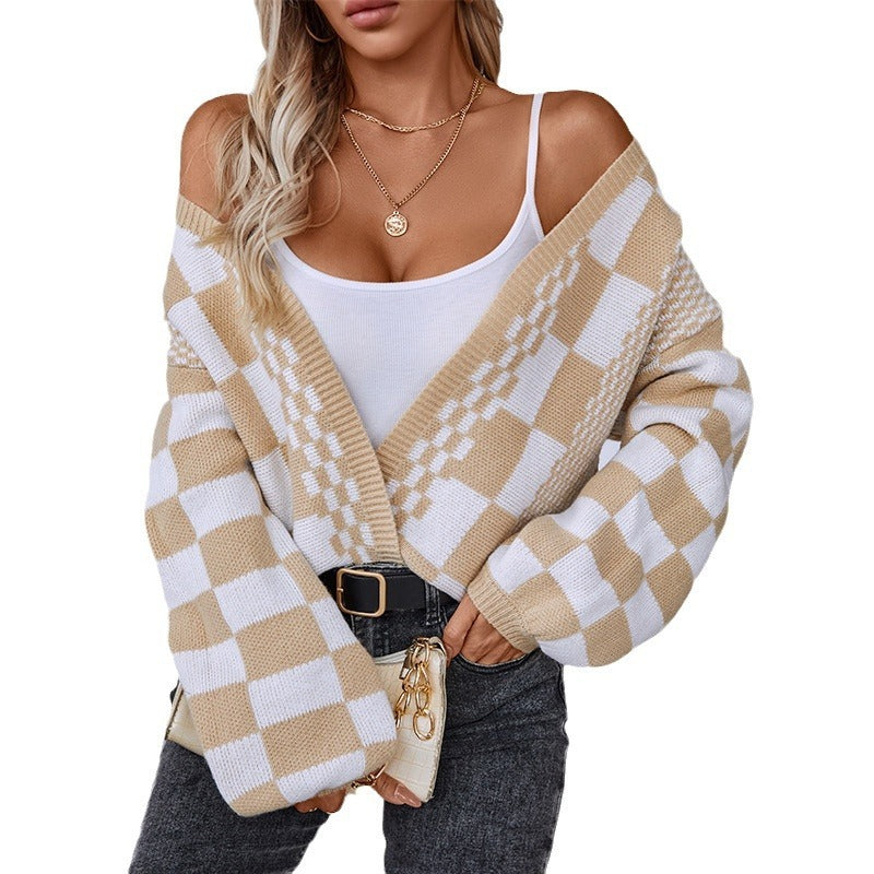 Women Sweater Loose Lantern Sleeve