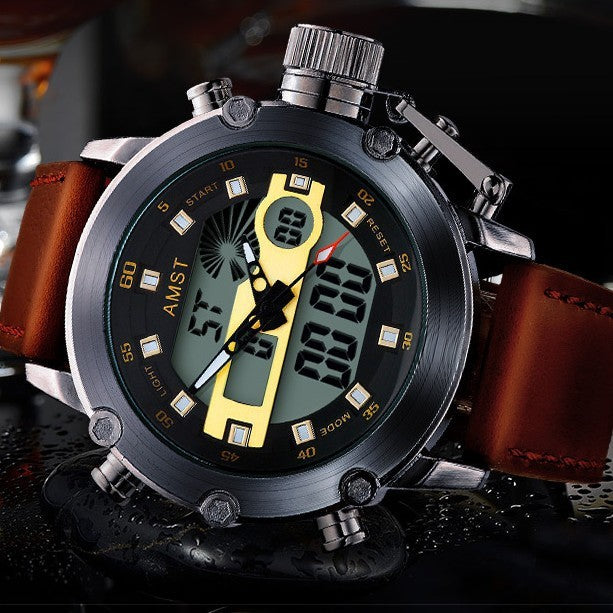Men's Multi-functional Casual Sports Waterproof Electronic Watch