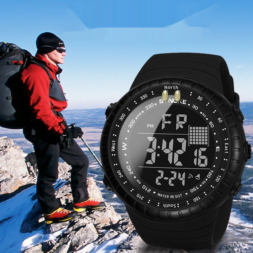 Waterproof Multifunctional Outdoor Electronic Watch Men