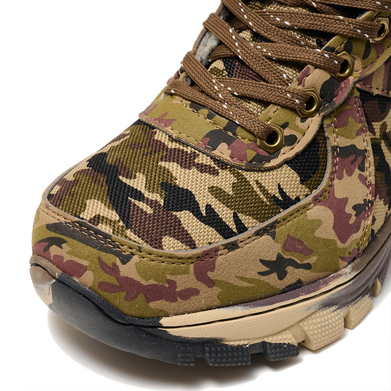 New Plush Warm Cotton Shoes With Rubber Soles Outdoor