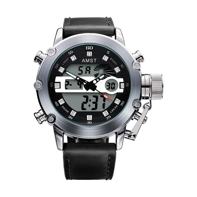 Men's Multi-functional Casual Sports Waterproof Electronic Watch