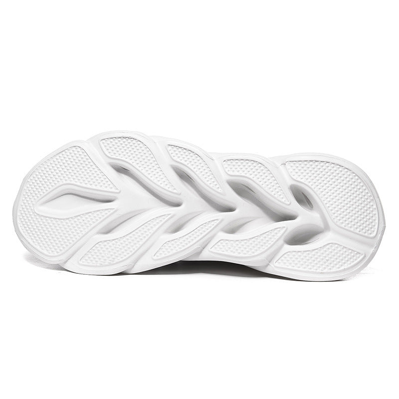 High-elastic rubber-plastic breathable travel sports shoes