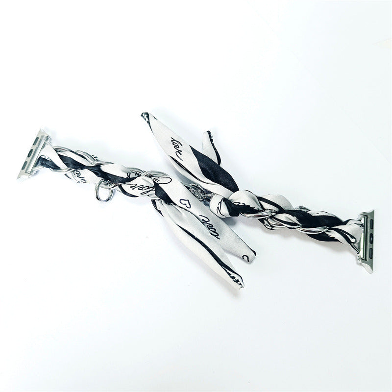 Watch Scarf Metal Chain Women