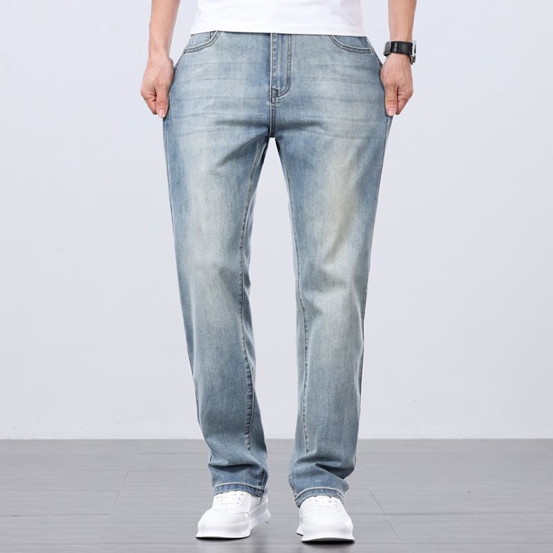 Loose Straight Summer Thin Men's Jeans