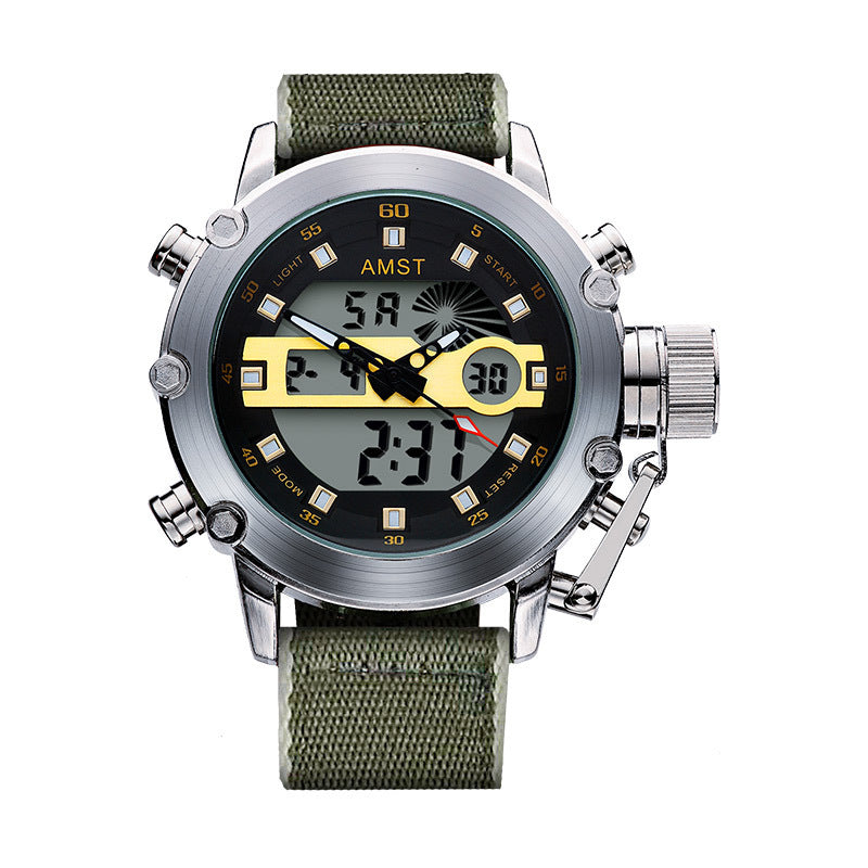 Men's Multi-functional Casual Sports Waterproof Electronic Watch