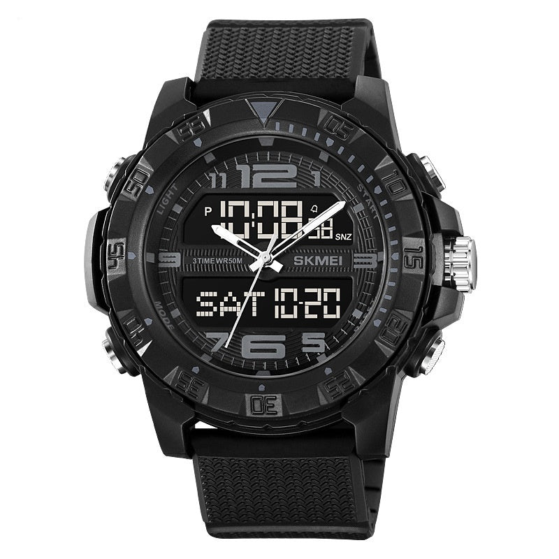 Dual Display Multifunctional Waterproof Electronic Watch Outdoor Sports