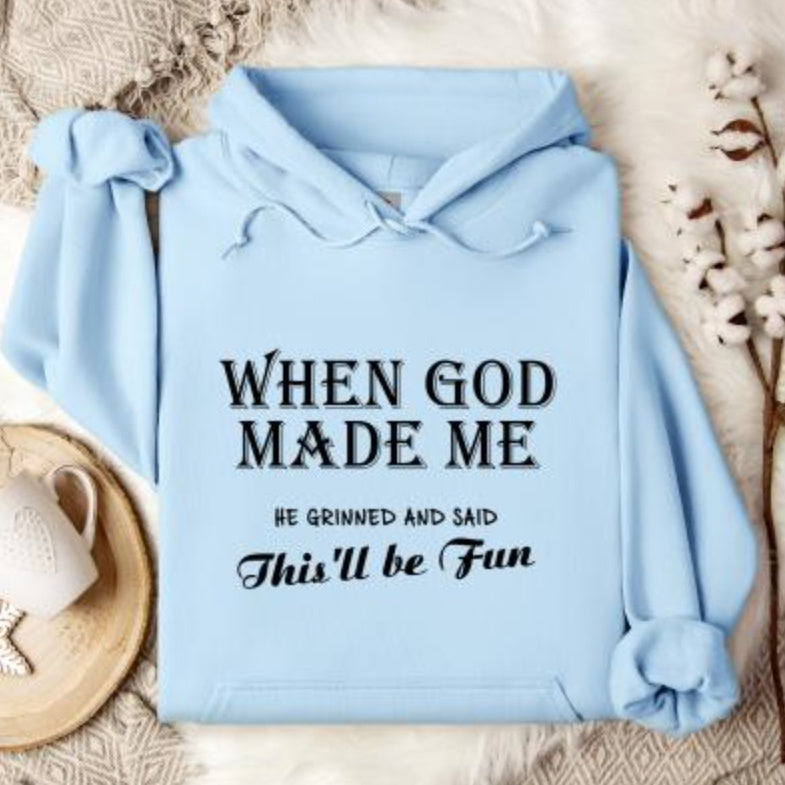 Personalized Hooded Sweater Loose Women