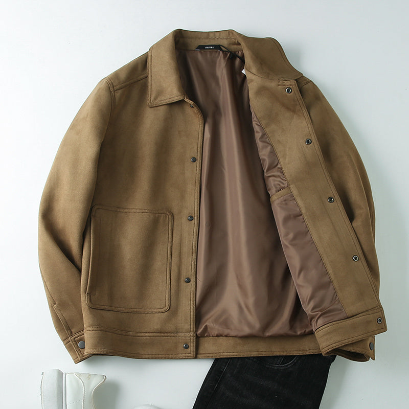 Retro Casual Lapel Jacket Men