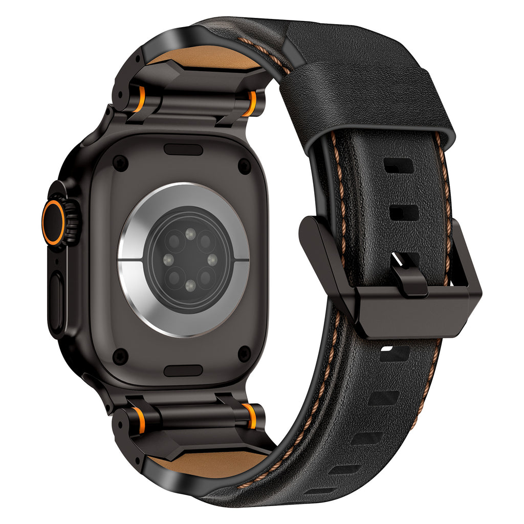 Vintage Men's Niche High-end Feel High-end Top Layer Cowhide Handmade Strap