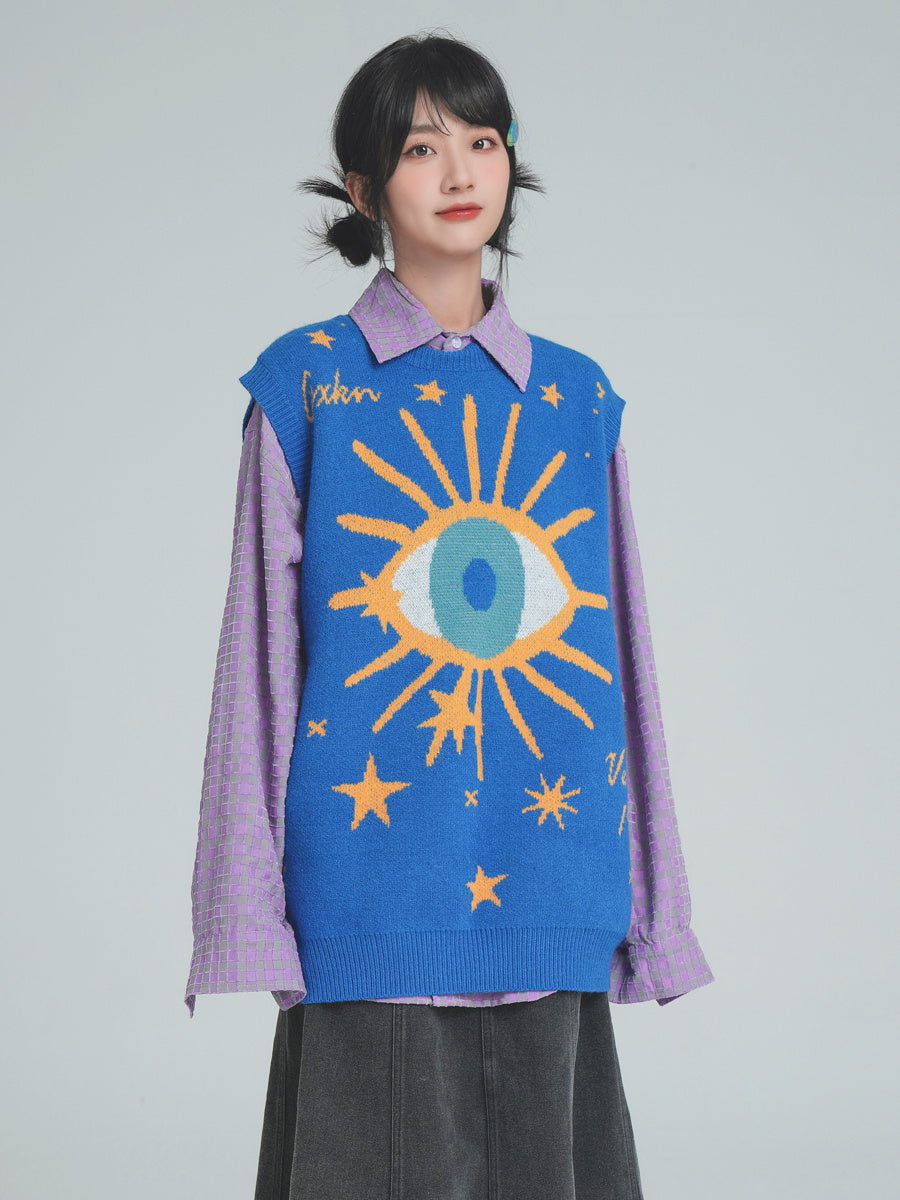 Knitted Sweater Vest For Women