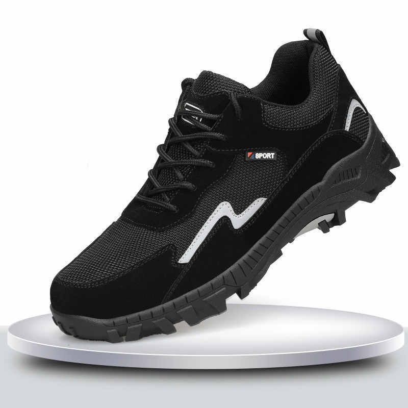 Anti Piercing Rubber Soled Safety Shoes Site Protection Shoes Safety Work Shoes