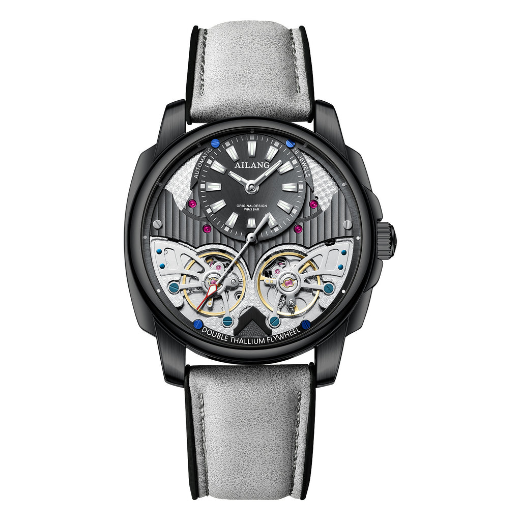 Automatic Mechanical Double Tourbillon Men's Watch