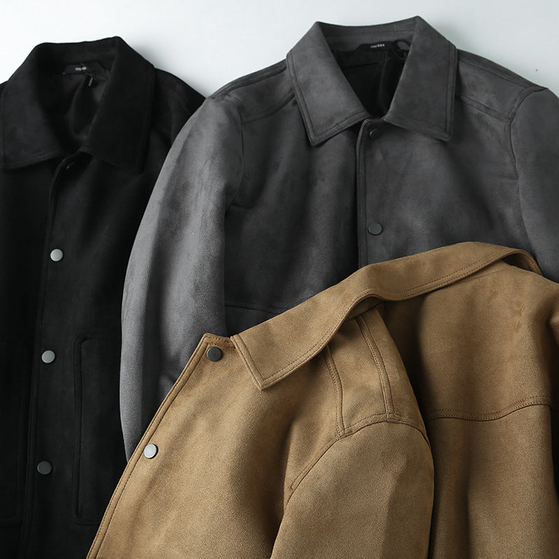 Retro Casual Lapel Jacket Men