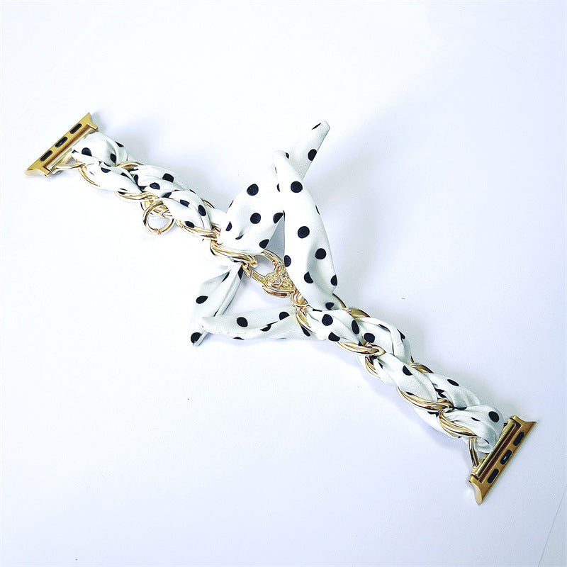 Watch Scarf Metal Chain Women