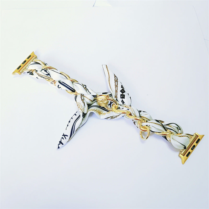 Watch Scarf Metal Chain Women