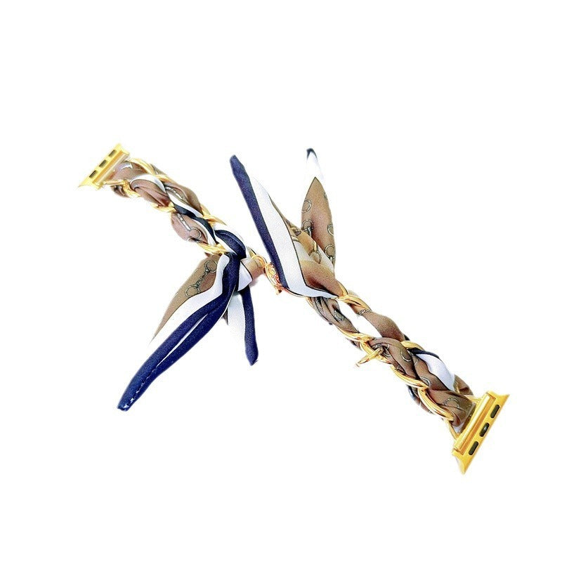 Watch Scarf Metal Chain Women