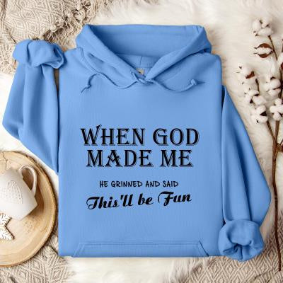 Personalized Hooded Sweater Loose Women