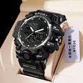 Foreign Trade Watch Black Technology Junior High School Student Trendy Sports Luminous Boys Cross-border Electronic Watch