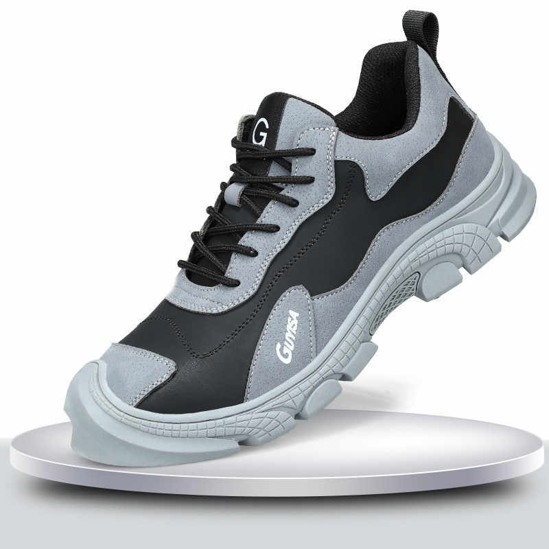 Anti Piercing Rubber Soled Safety Shoes Site Protection Shoes Safety Work Shoes