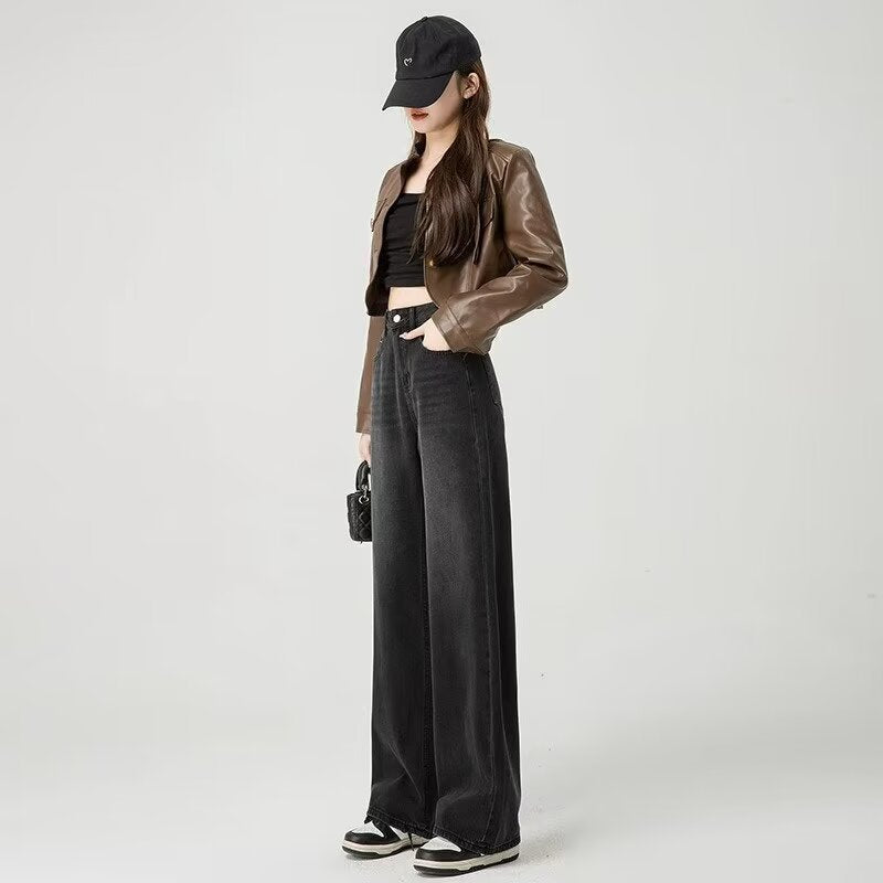 High Waist Loose All-match Oversized Long Pants Tide