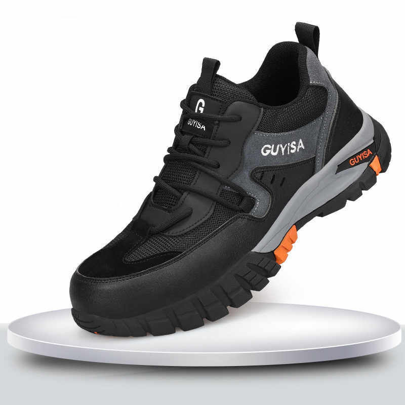 Anti Piercing Rubber Soled Safety Shoes Site Protection Shoes Safety Work Shoes