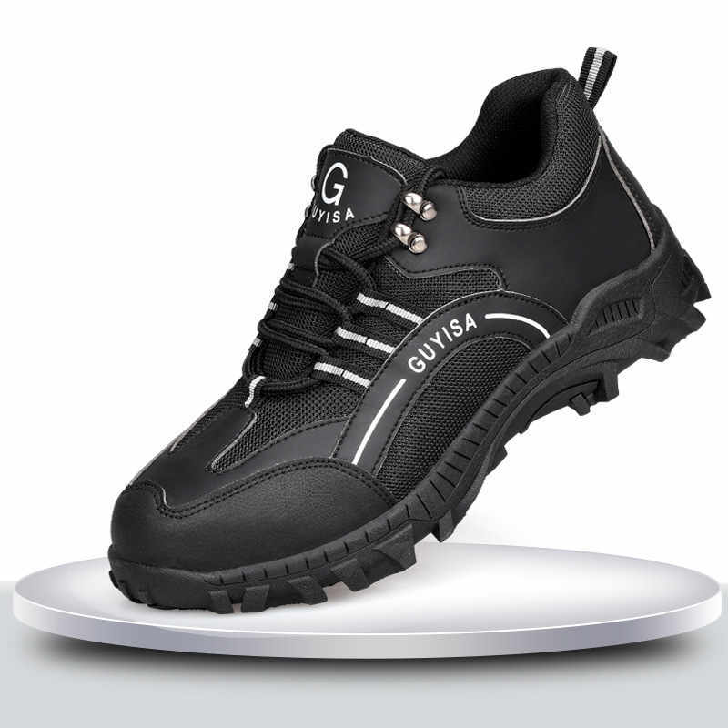 Anti Piercing Rubber Soled Safety Shoes Site Protection Shoes Safety Work Shoes