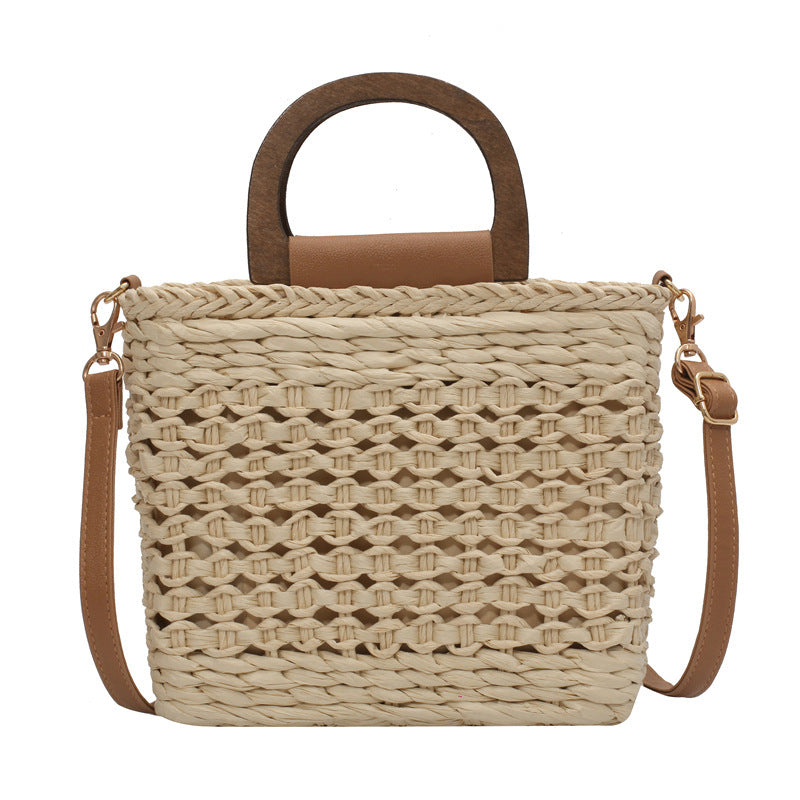 New Trendy Casual Weaving Handbag For Women