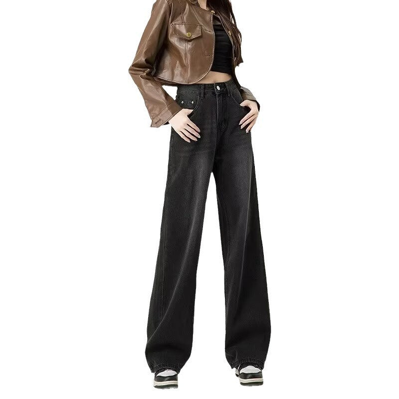 High Waist Loose All-match Oversized Long Pants Tide