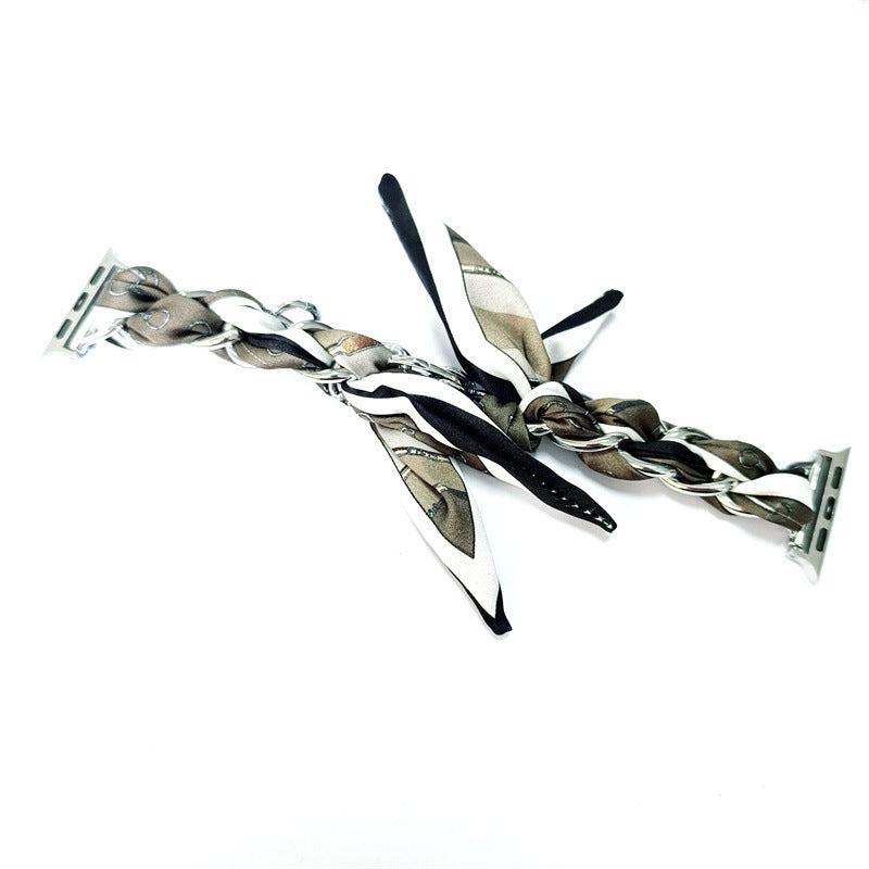 Watch Scarf Metal Chain Women