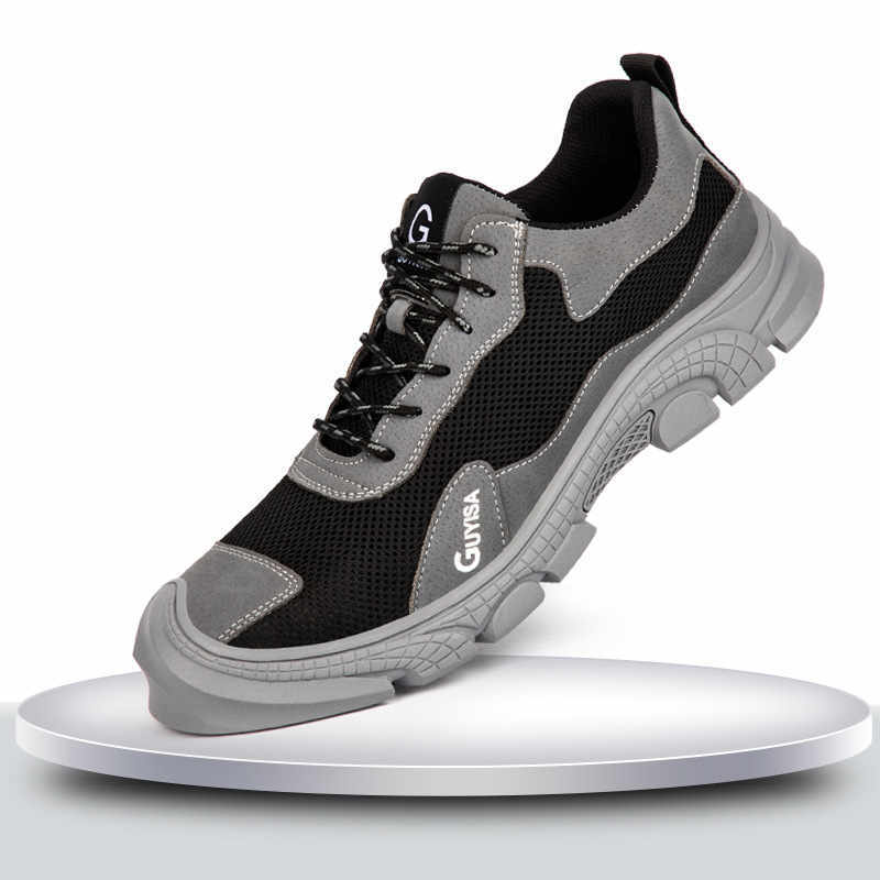 Anti Piercing Rubber Soled Safety Shoes Site Protection Shoes Safety Work Shoes