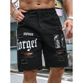 Men's Letter Printed Do The Old Cowboy Shorts