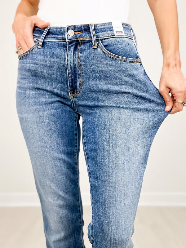 Women's Personalized Label Pencil Pants Wash